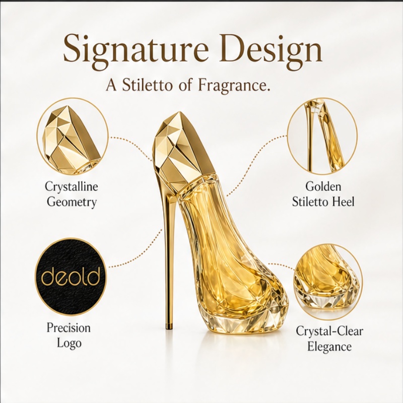 Luxurious golden high-heeled s - Heels ulasan dan harga