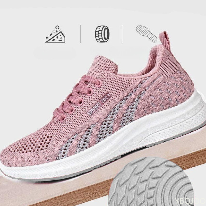 Large Size Spring and Autumn F - Breathable Mesh Athletic Shoes ulasan dan harga