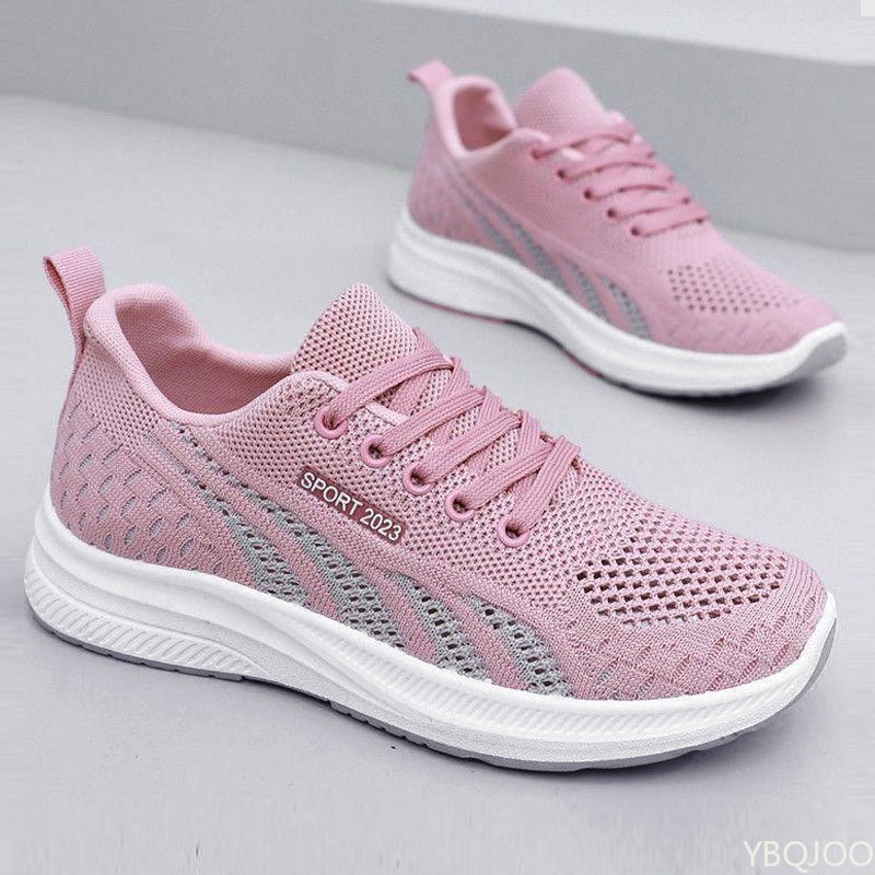 Large Size Spring and Autumn F - Breathable Mesh Athletic Shoes ulasan dan harga
