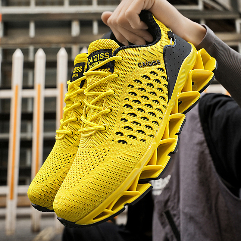 Casual Sneakers Mens Shock-abs - Shock Absorbing Gym Trainers ulasan dan harga