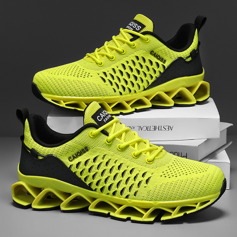 Casual Sneakers Mens Shock-abs - Shock Absorbing Gym Trainers ulasan dan harga