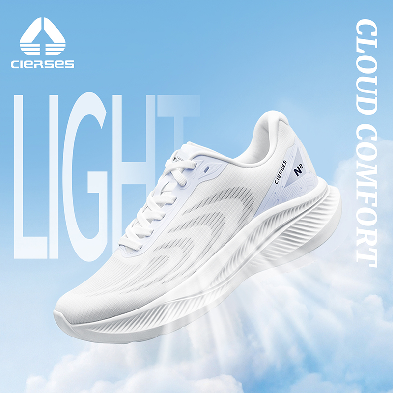 CIERSES Running Shoes Breathab - Reflective Night Running Shoes ulasan dan harga