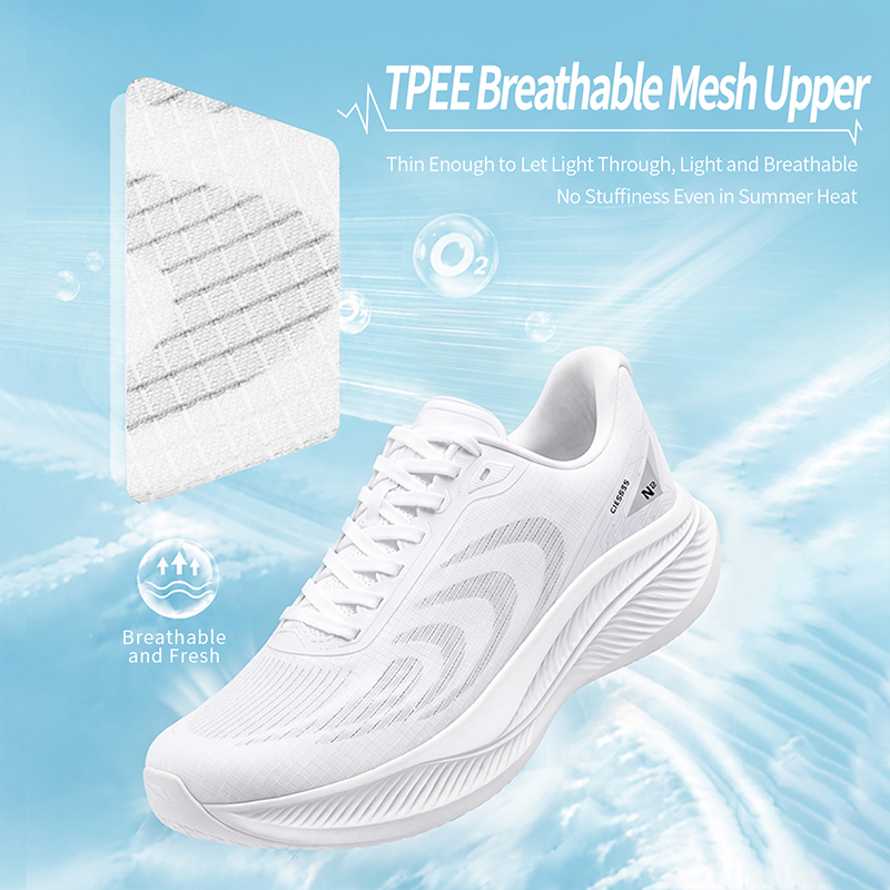 CIERSES Running Shoes Breathab - Reflective Night Running Shoes ulasan dan harga