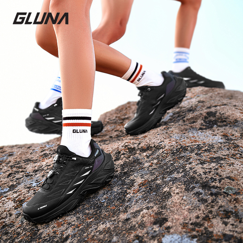 GLUNA Full Waterproof Trail Ru - Anti Slip Trail Running Sneakers ulasan dan harga