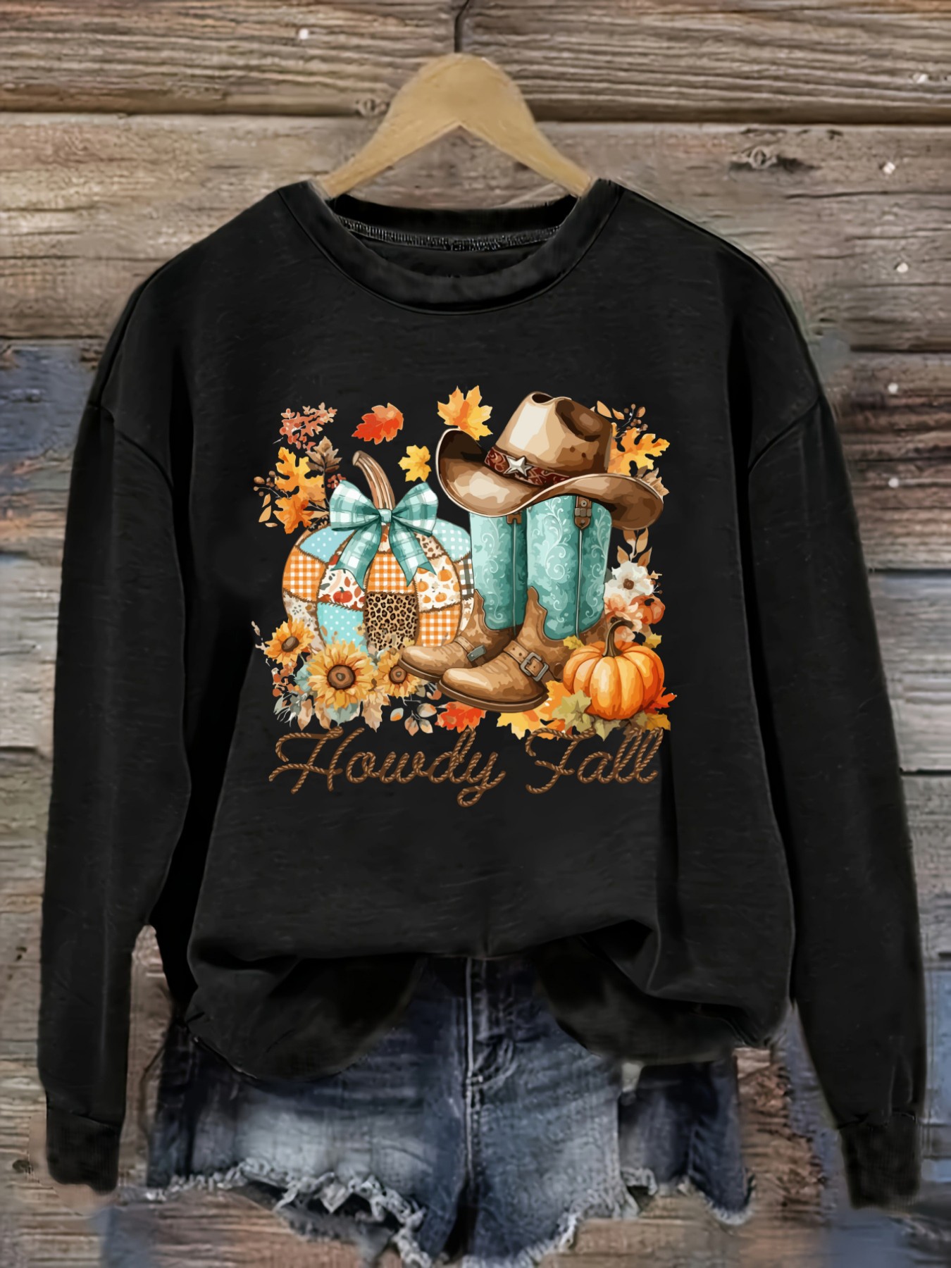 Women's Casual Long Sleeve Cre - Boots ulasan dan harga