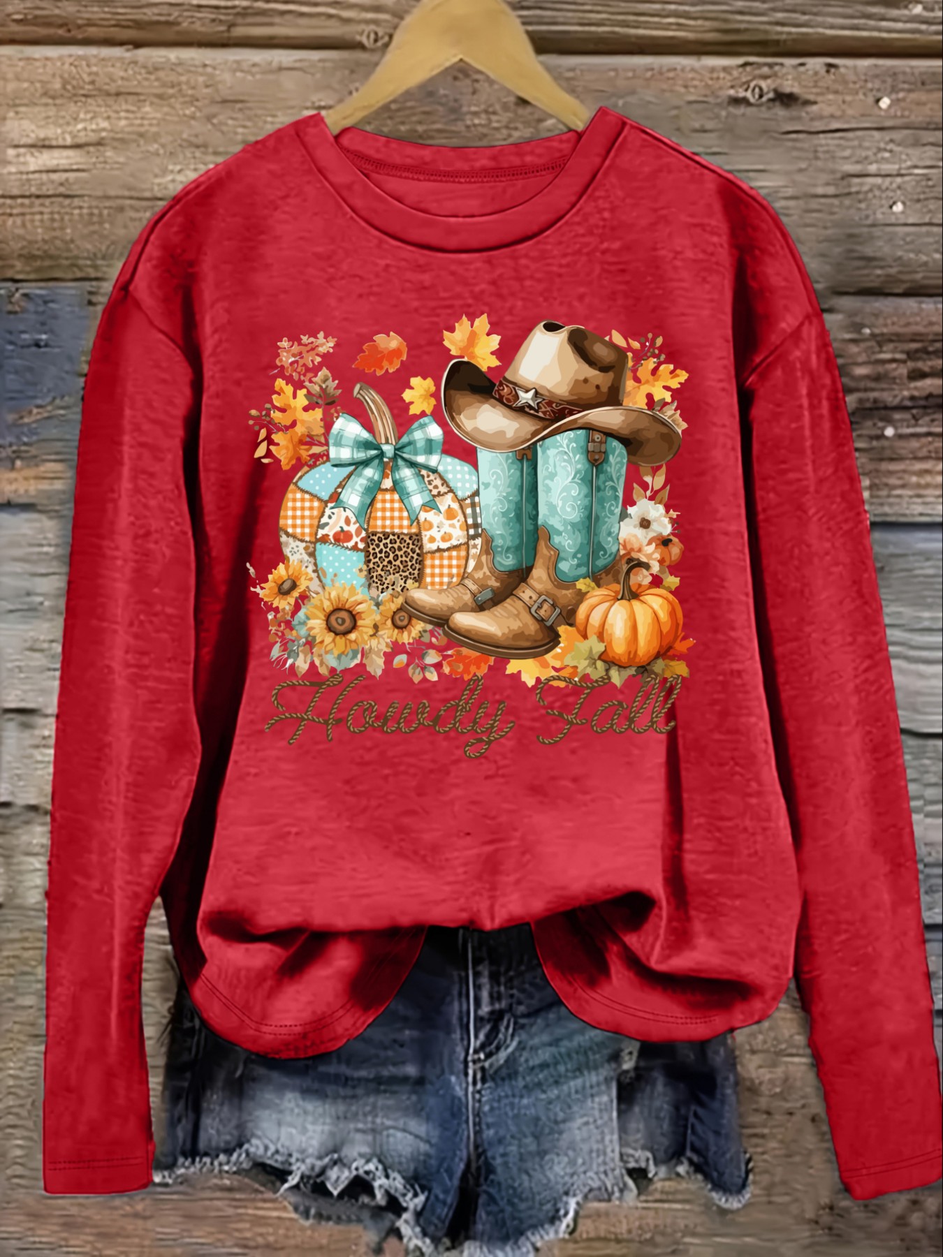 Women's Casual Long Sleeve Cre - Boots ulasan dan harga