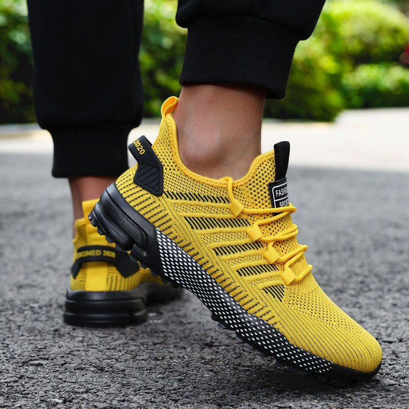 Running Shoes for Man Outdoor  - Shock Absorbing Gym Trainers ulasan dan harga