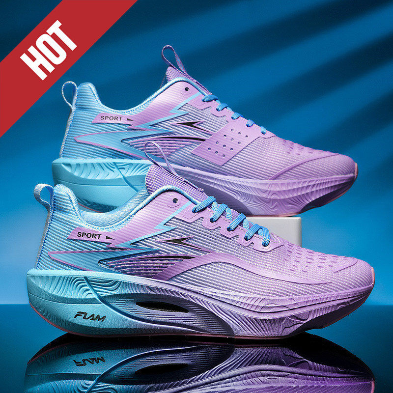 Running Shoes Carbon Board Air - Breathable Mesh Athletic Shoes ulasan dan harga