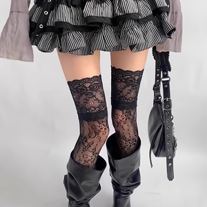1 Pair Women's Over-Knee Socks - Boots ulasan dan harga