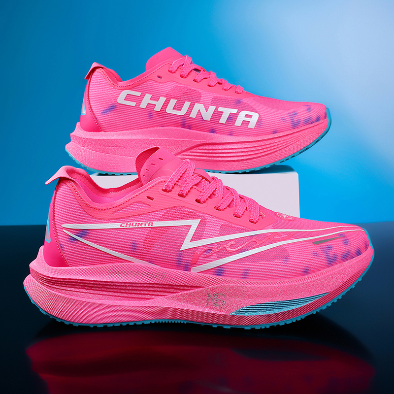 Running Shoes Carbon Board Mar - Breathable Mesh Athletic Shoes ulasan dan harga