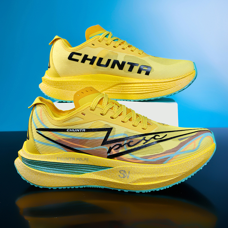 Running Shoes Carbon Board Mar - Breathable Mesh Athletic Shoes ulasan dan harga