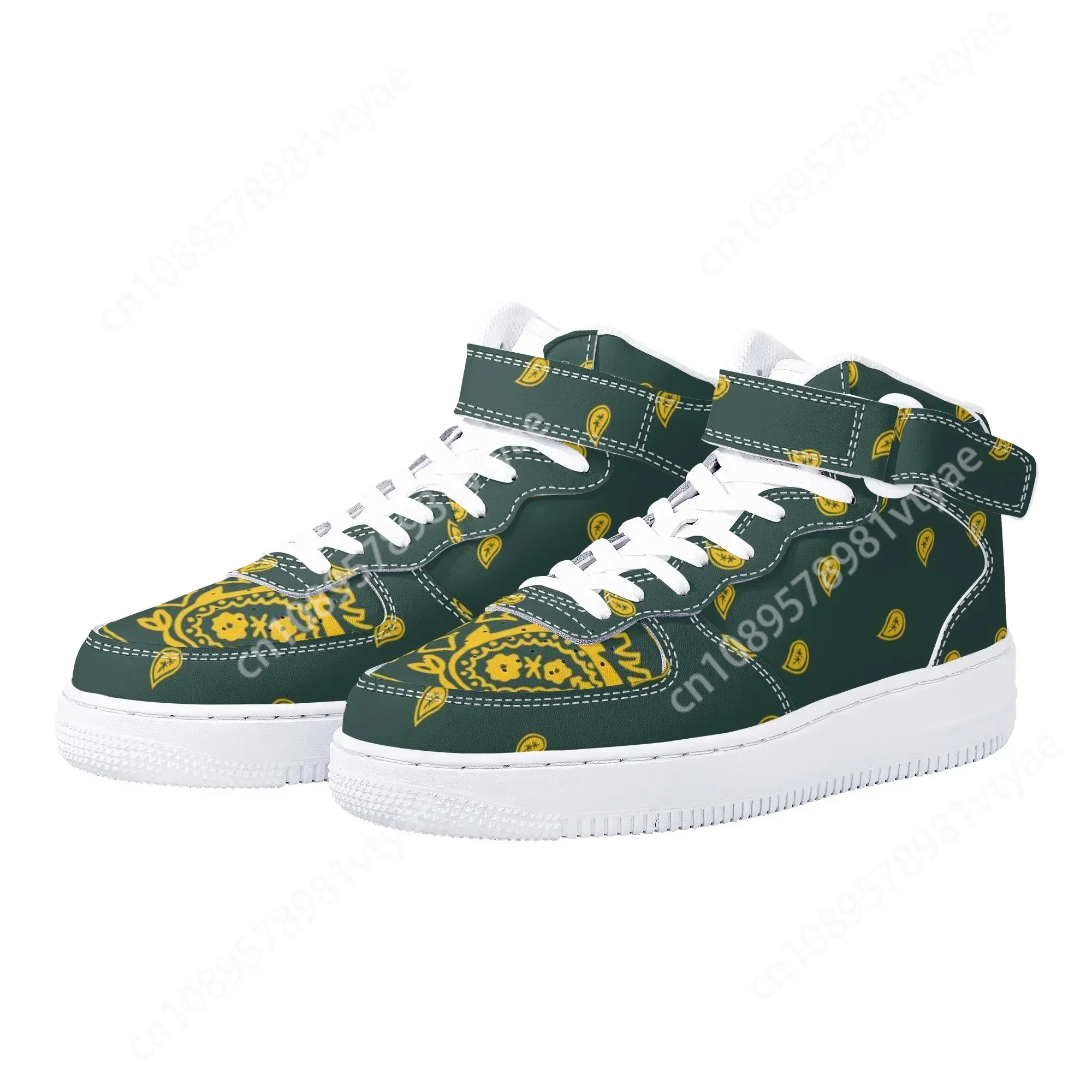 New Arrivals Bandana Print Men - Breathable Mesh Athletic Shoes ulasan dan harga
