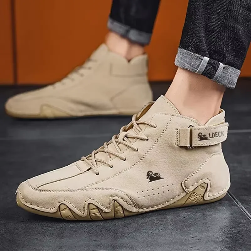 Men's Loafers Anti Slip Fashio - Waterproof Goretex Running Shoes ulasan dan harga