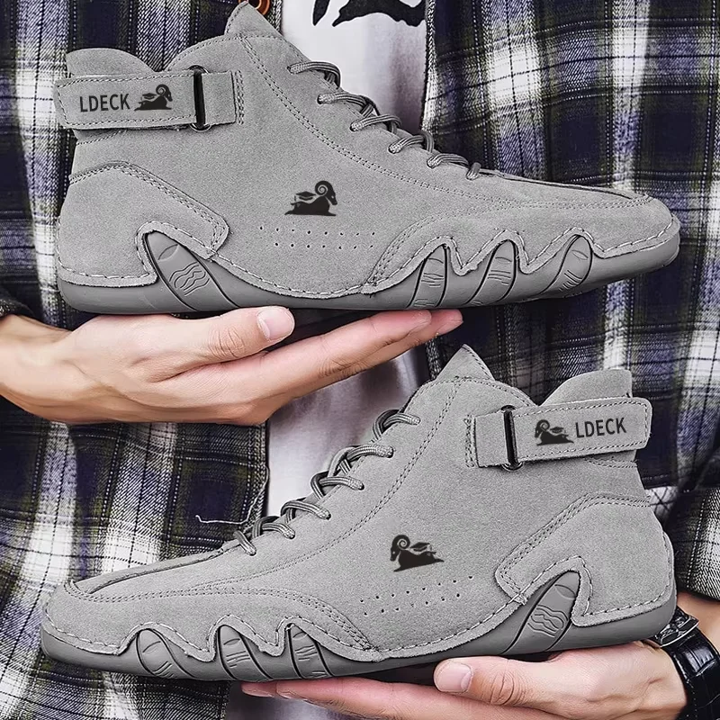 Men's Loafers Anti Slip Fashio - Waterproof Goretex Running Shoes ulasan dan harga