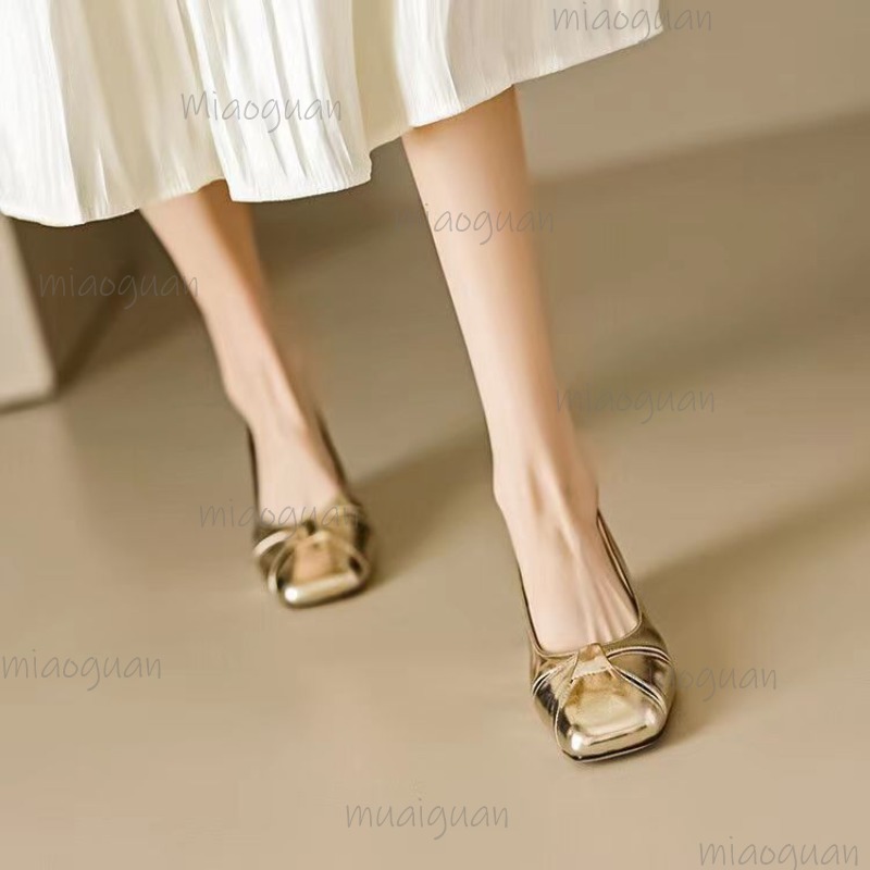 Cover Toe Low Heel Pumps Women - Sandals ulasan dan harga