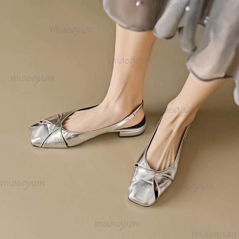 Cover Toe Low Heel Pumps Women - Sandals ulasan dan harga