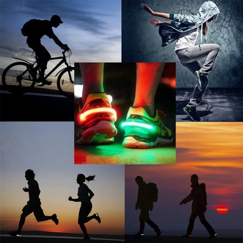 2024 Luminous Shoe Clip Light  - Reflective Night Running Shoes ulasan dan harga
