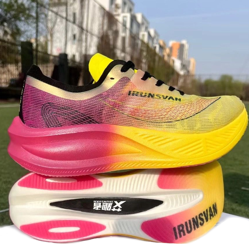 IRUNSVAN Nylon Carbon Plate Pr - Carbon Plate Marathon Racing Shoes ulasan dan harga