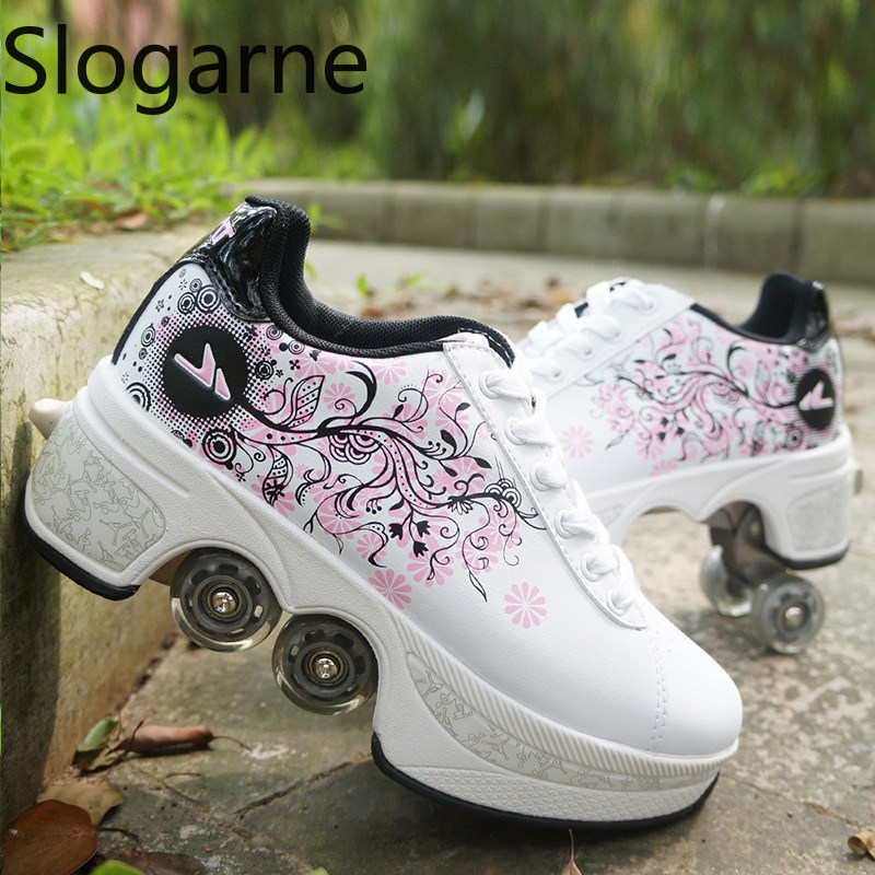 Women 4 Wheels Deformation Rol - Sneakers ulasan dan harga