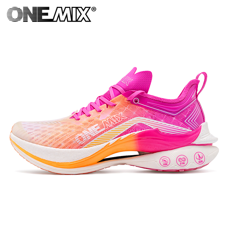 ONEMIX Women Carbon Plate Runn - Reflective Night Running Shoes ulasan dan harga