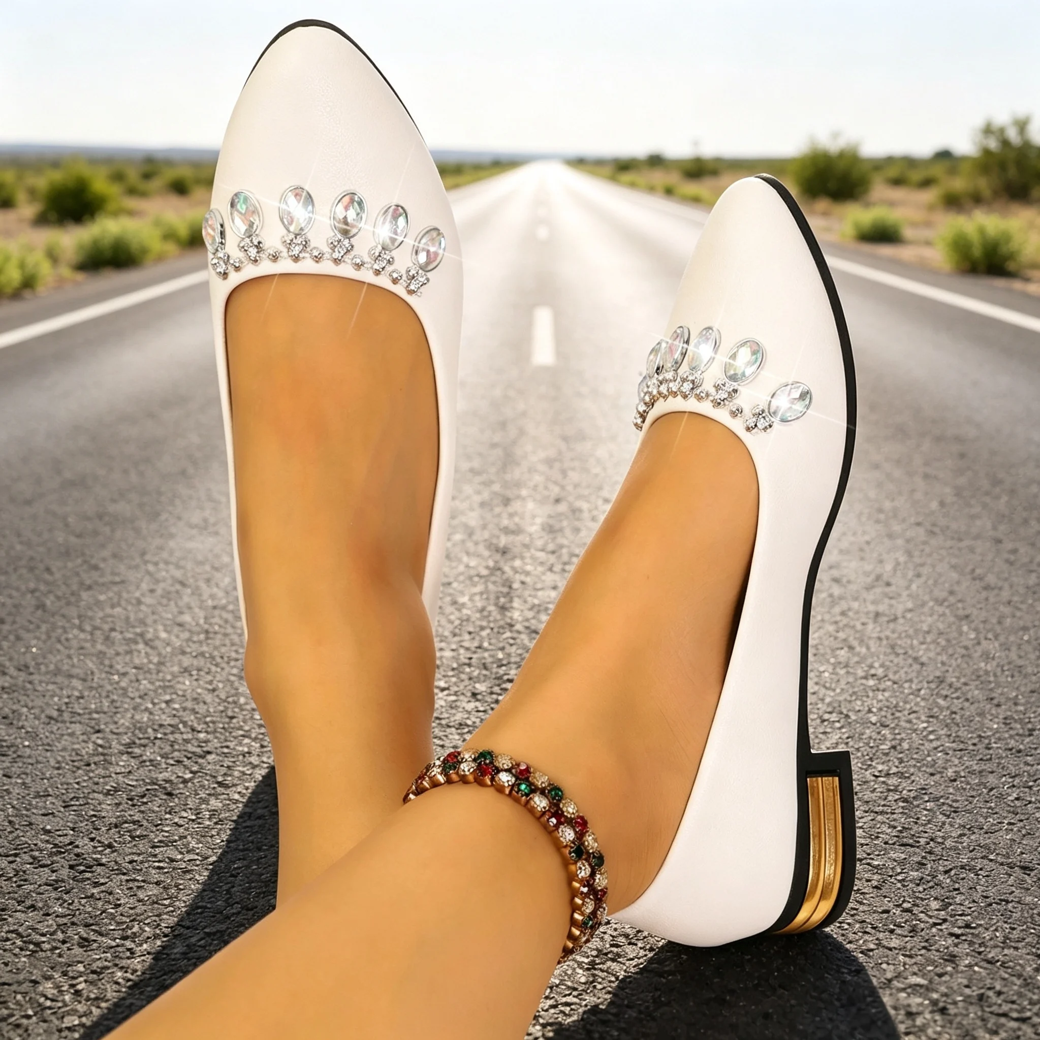 Women Flats Pointed Toe Ballet - Sneakers ulasan dan harga