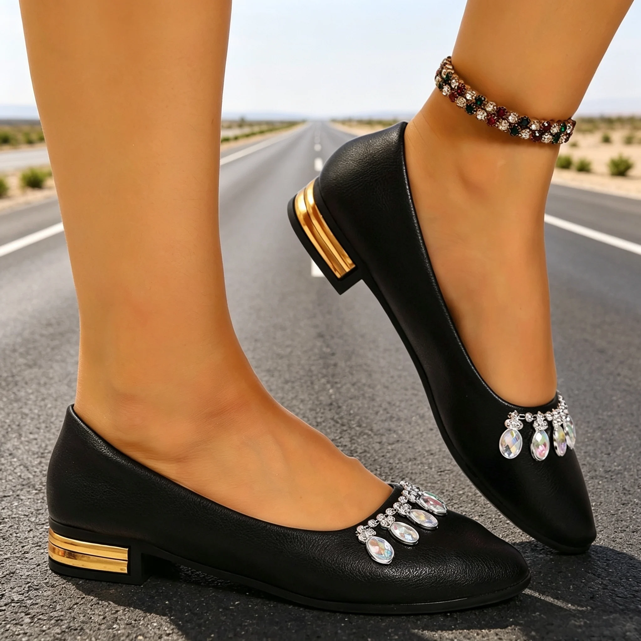 Women Flats Pointed Toe Ballet - Sneakers ulasan dan harga