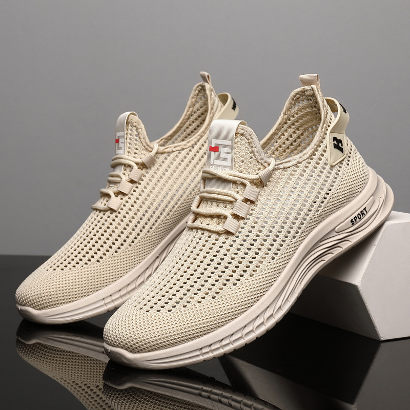 Lightweight Mesh Knit Trainers - Shock Absorbing Gym Trainers ulasan dan harga
