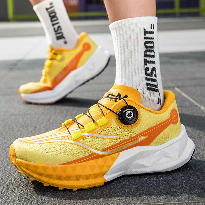 Men Women Running Shoes Cushio - Anti Slip Trail Running Sneakers ulasan dan harga