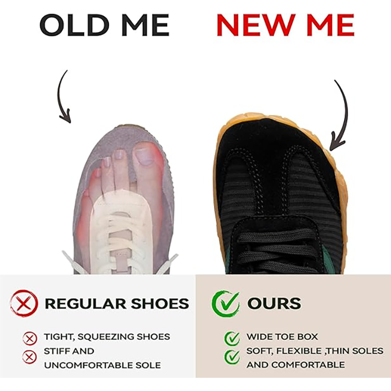 Hike Barefoot Shoes Sneakers f - Wide Toe Box Running Sneakers ulasan dan harga