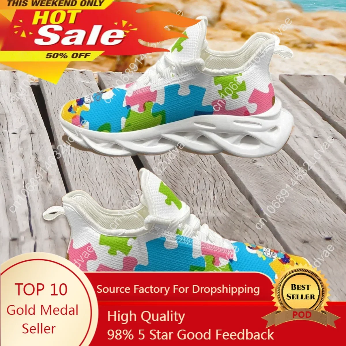 Autism Awareness Sports Runnin - Running Shoes ulasan dan harga