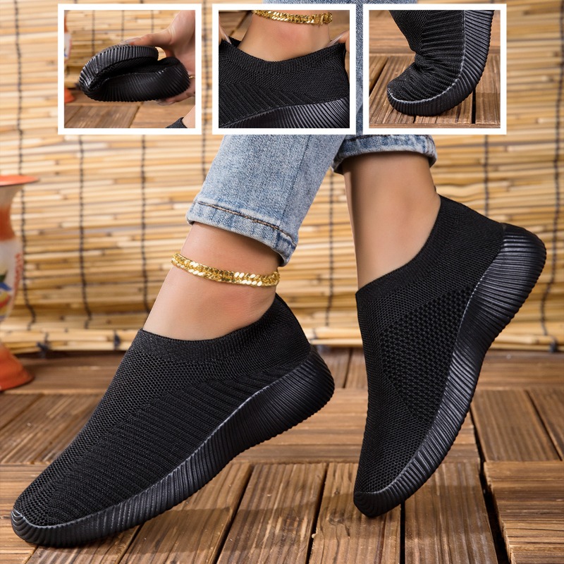 Women's Sneakers Breathable Kn - Breathable Mesh Athletic Shoes ulasan dan harga