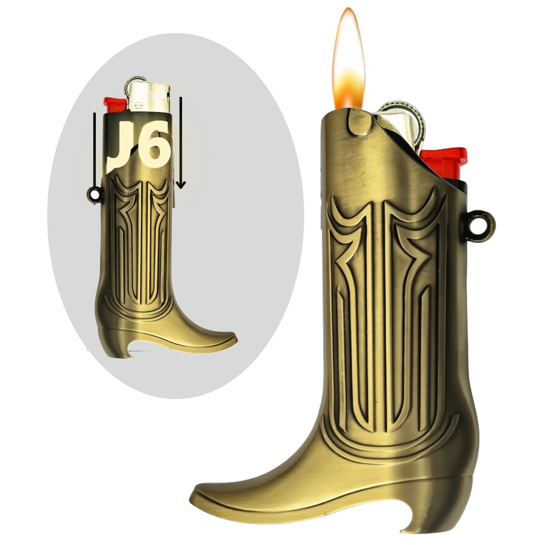 Metal Cowboy Boot Lighter Case - Boots ulasan dan harga