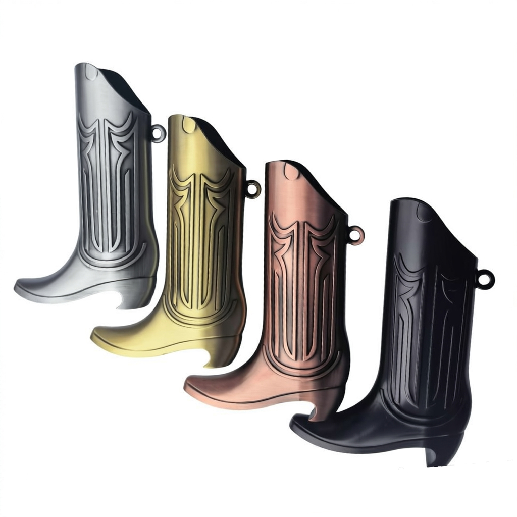 Metal Cowboy Boot Lighter Case - Boots ulasan dan harga