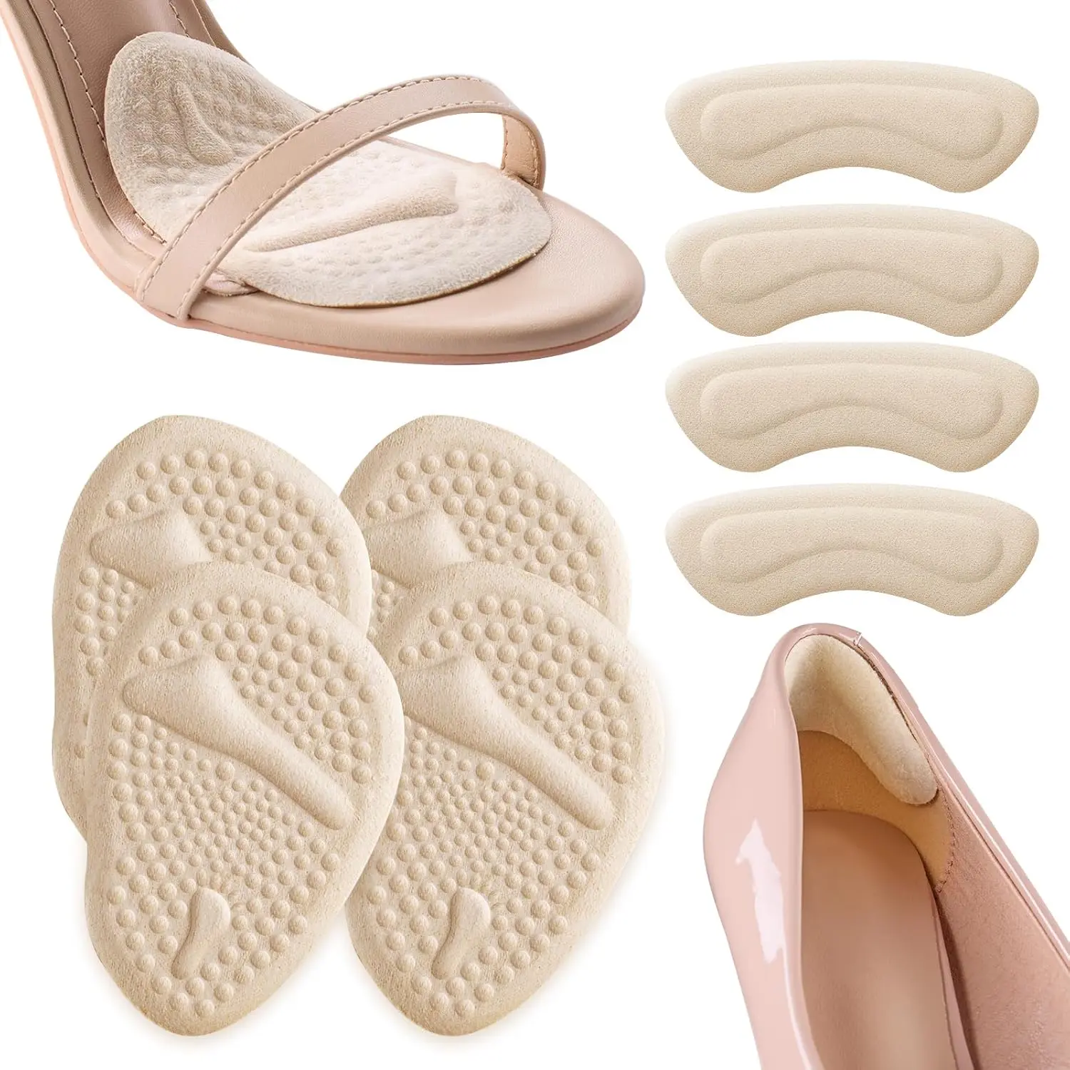 2 Sets Heel Pads, Ball of Foot - Heels ulasan dan harga