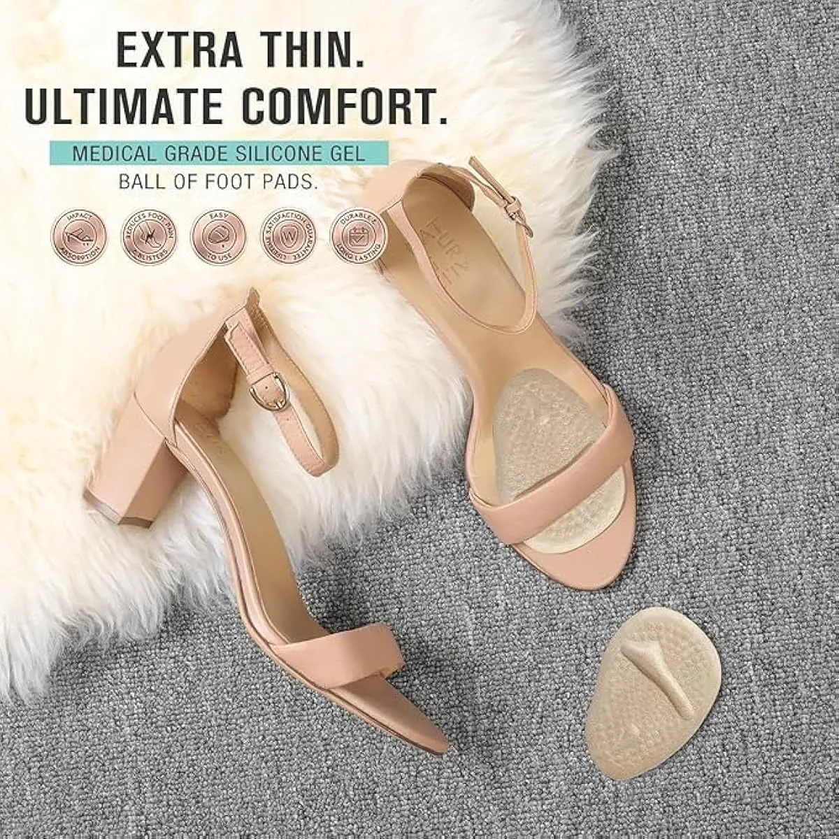2 Sets Heel Pads, Ball of Foot - Heels ulasan dan harga