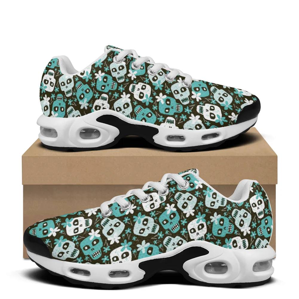 Green skull print casual air-c - Breathable Mesh Athletic Shoes ulasan dan harga