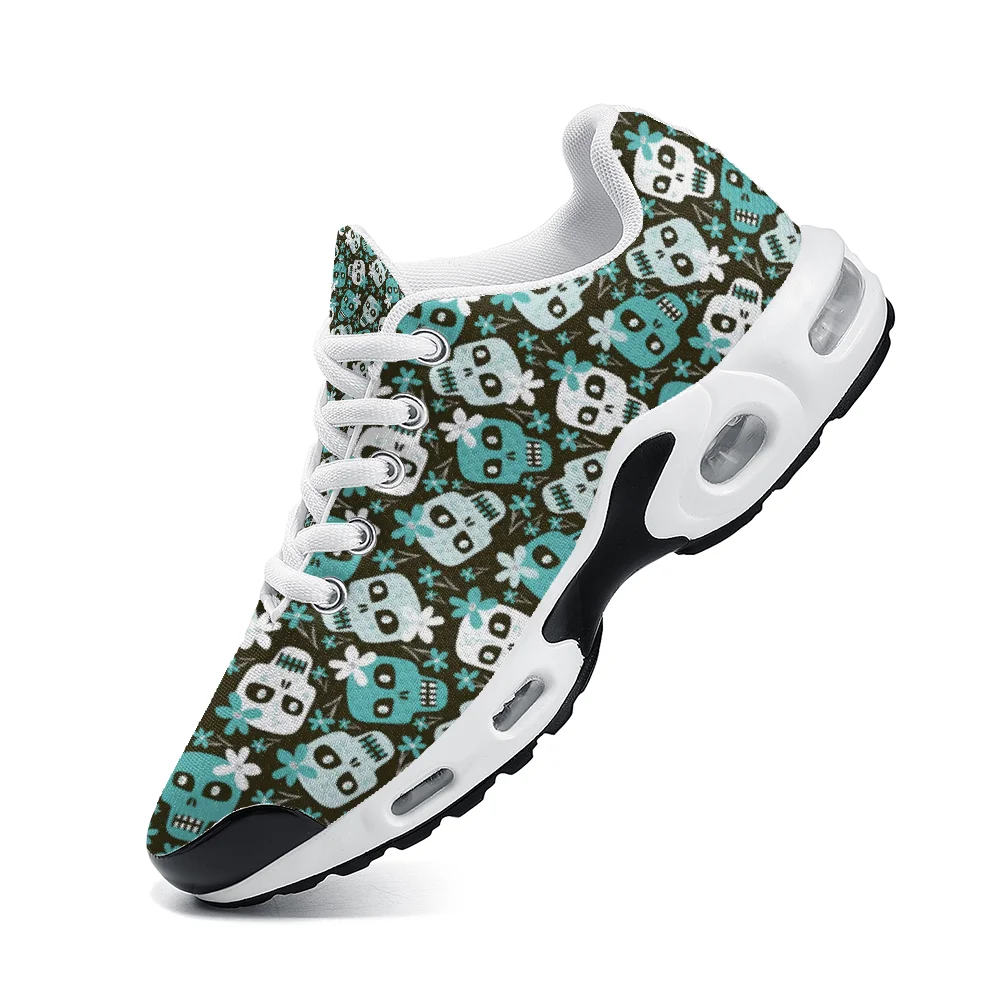 Green skull print casual air-c - Breathable Mesh Athletic Shoes ulasan dan harga