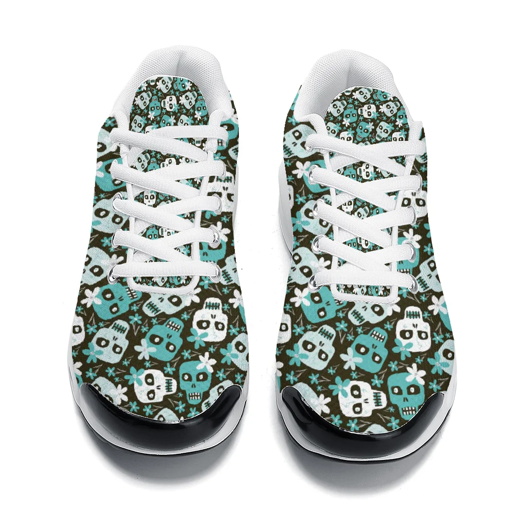 Green skull print casual air-c - Breathable Mesh Athletic Shoes ulasan dan harga