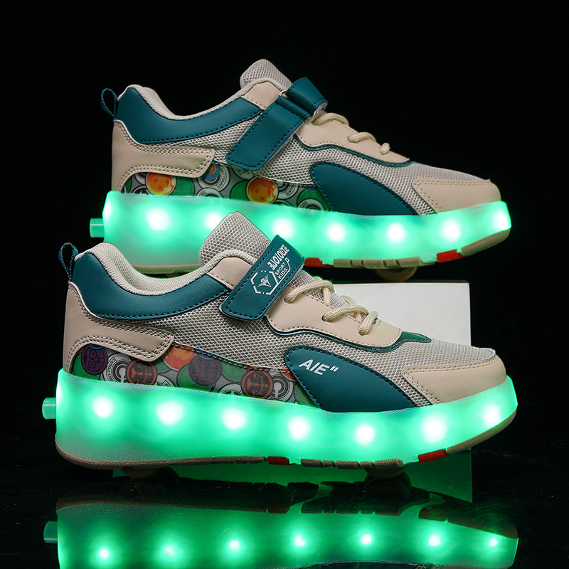 Youth Roller Shoes With 4 Whee - Running Shoes ulasan dan harga