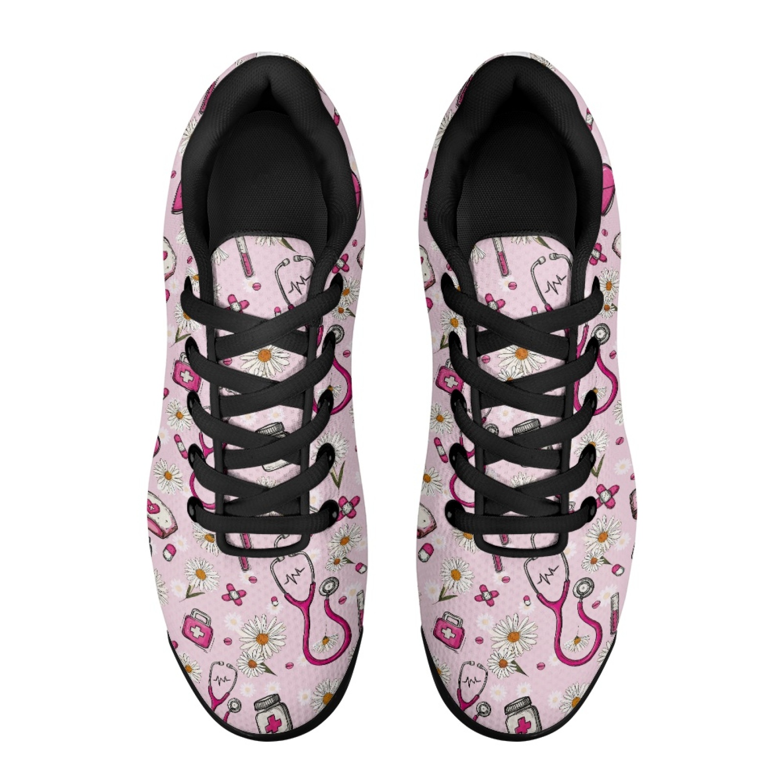 PENSTROLL Pink Daisy Hearts So - Air Cushion Jogger Shoes Men ulasan dan harga