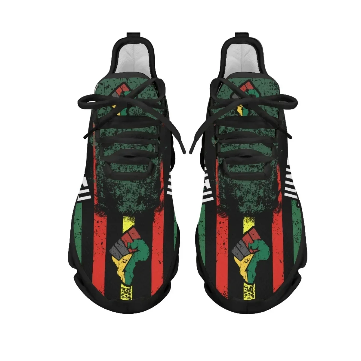 Juneteenth Peace and Love Prin - Breathable Mesh Athletic Shoes ulasan dan harga