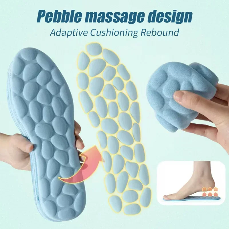 2/4pcs Soft Massage Memory Foa - Breathable Mesh Athletic Shoes ulasan dan harga