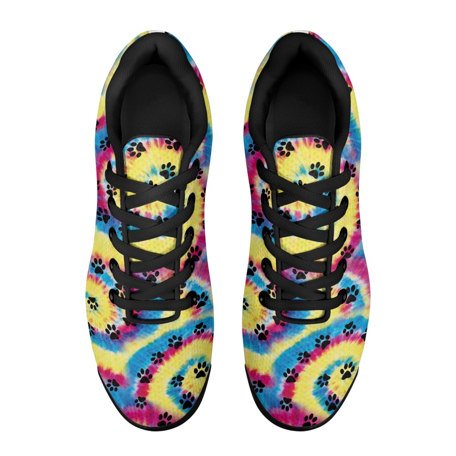 PENSTROLL Tie Dye Paw Print Sh - Air Cushion Jogger Shoes Men ulasan dan harga