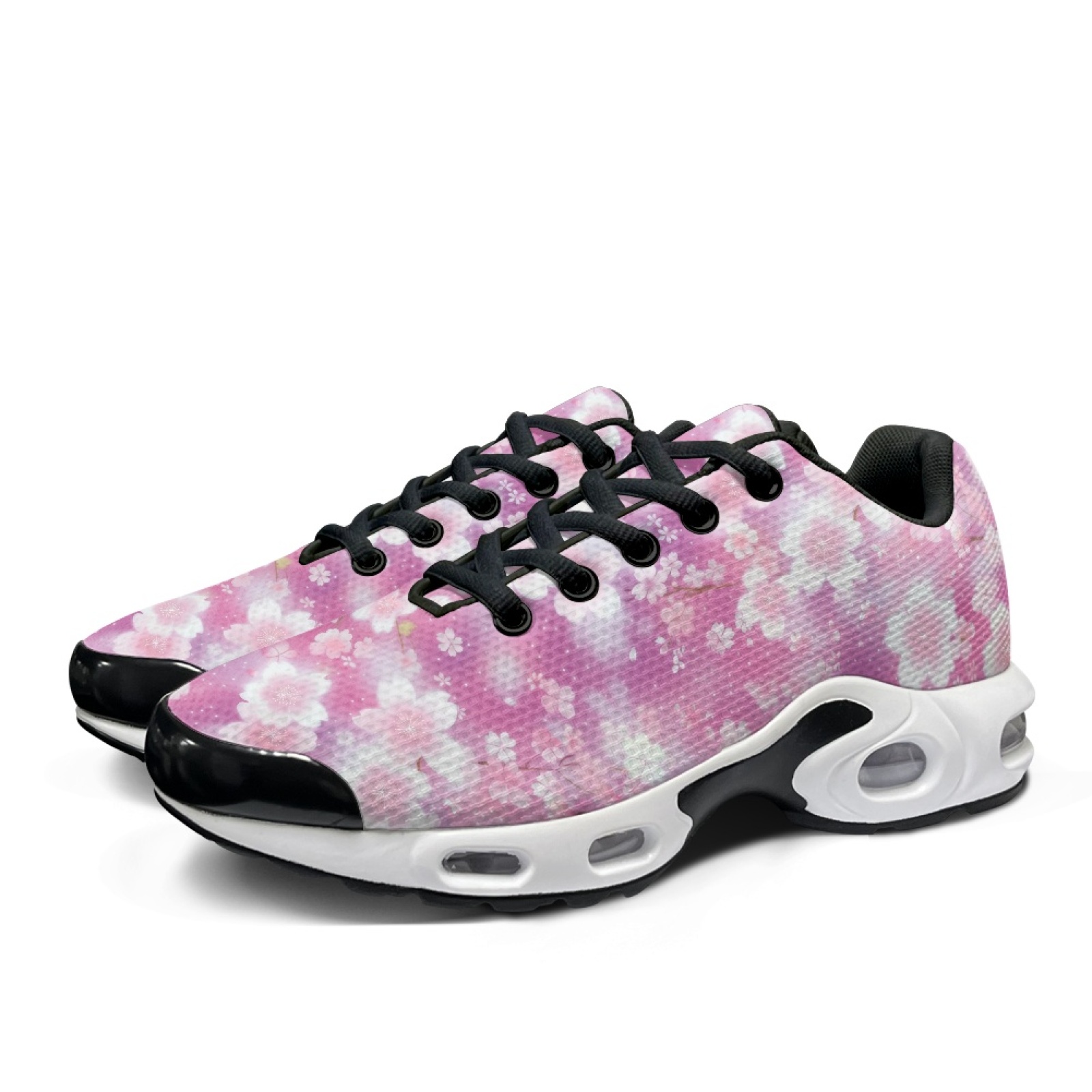 PENSTROLL Pink Floral Pattern  - Air Cushion Jogger Shoes Men ulasan dan harga