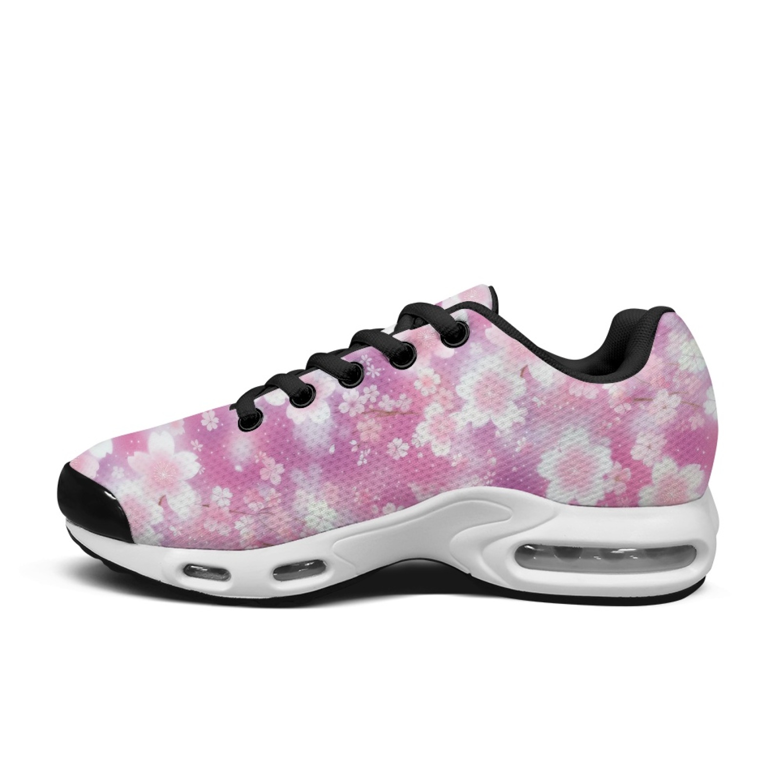 PENSTROLL Pink Floral Pattern  - Air Cushion Jogger Shoes Men ulasan dan harga